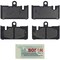 Bosch Blue Disc Brak Disc Brake Pads, Be871 BE871 - alternate 1